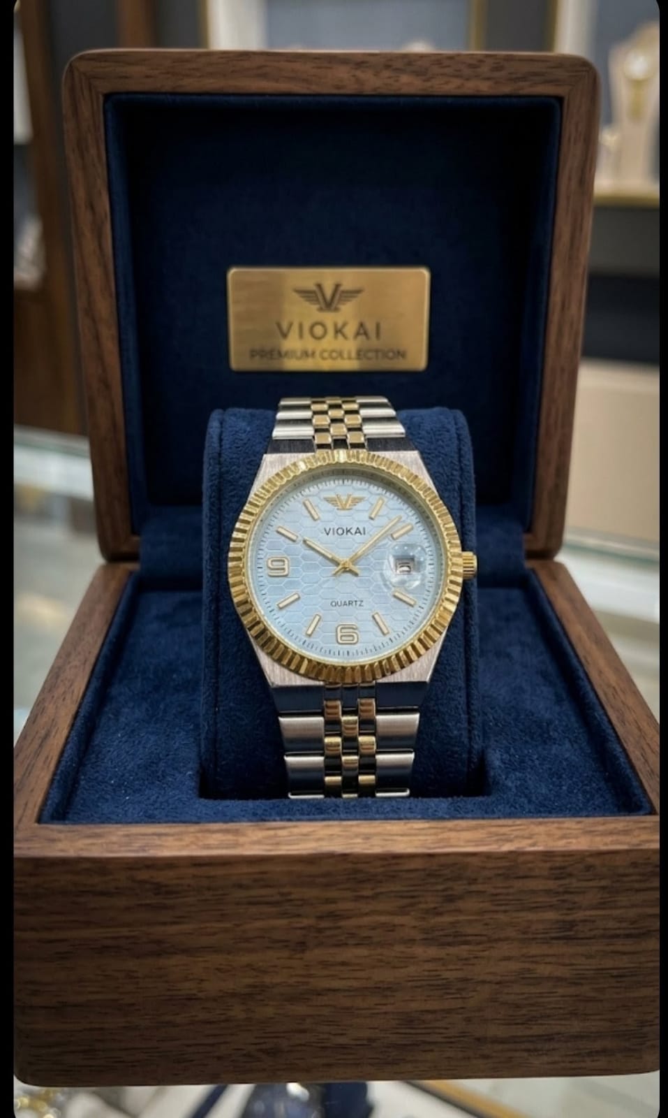 Viokai Premium Men’s Luxury Stainless Steel Quartz Watch