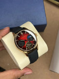 Pagani Design Luxury Tourbillon Watch | Red Gradient Dial | Black Leather Strap