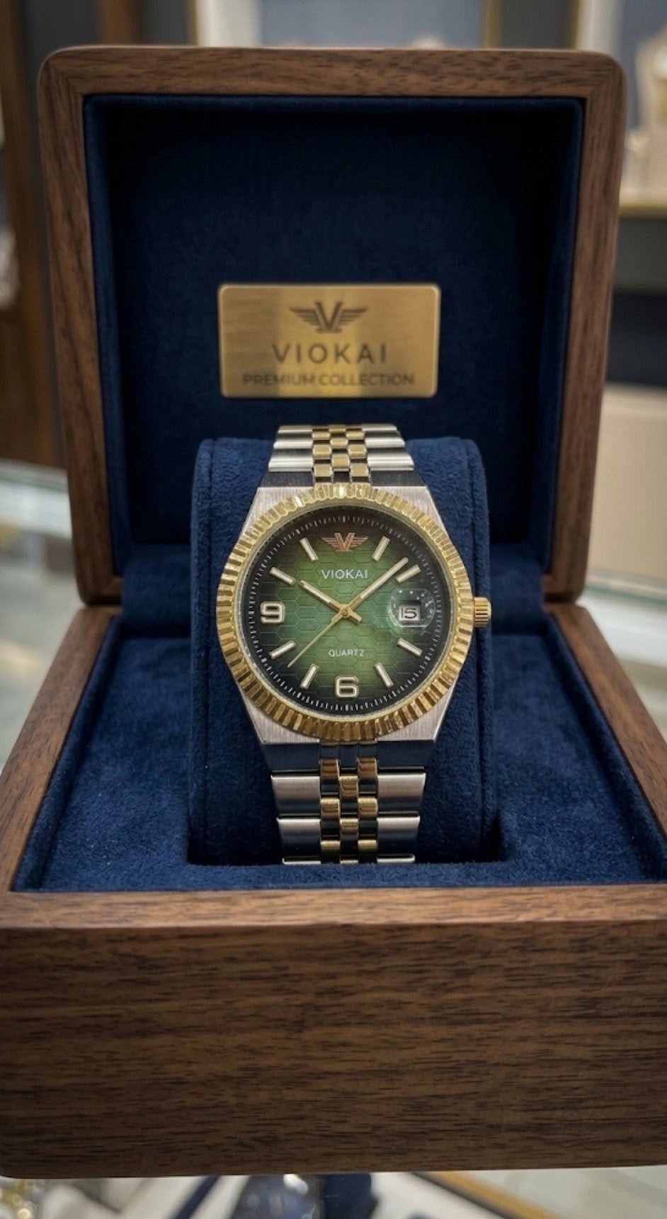 Viokai Premium Men’s Luxury Stainless Steel Quartz Watch