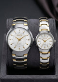 IRODD Silver Couple Watch Set – Quartz
