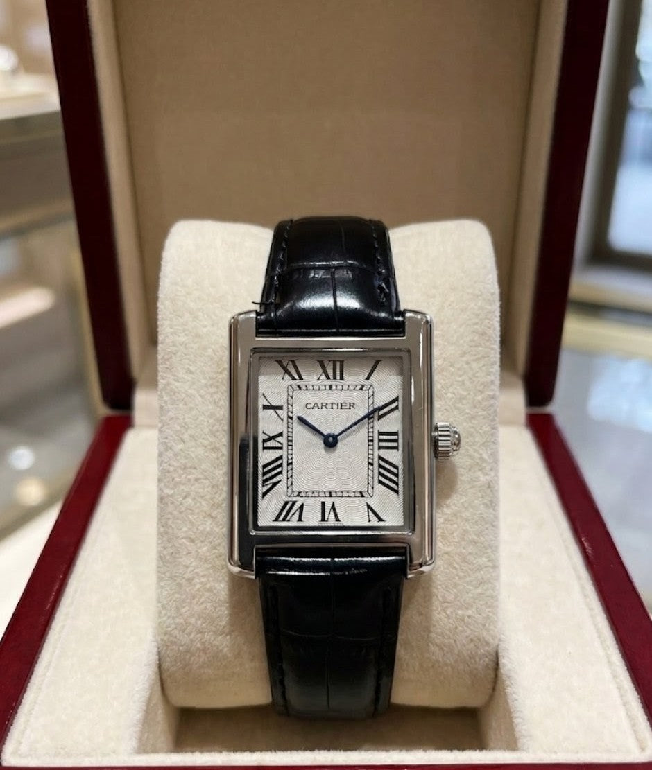 Luxury Rectangular Roman Numeral Leather Strap Watch – 3 Colors